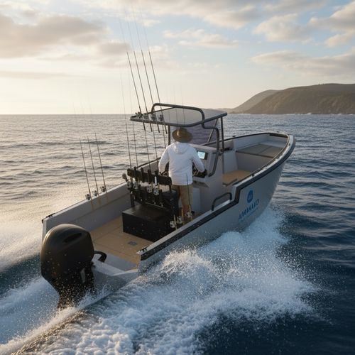 Professional fishing boat - EXOCET 6.50 AMIAUD - Chantier Naval Delavergne - outboard