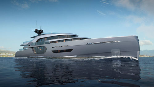 Cruising mega-yacht - ENVY 50 - Admiral yachts - raised pilothouse / 5-cabin / semi-displacement hull