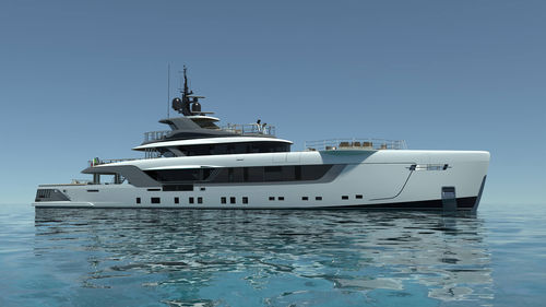 Cruising mega-yacht - S - FORCE 55 - Admiral yachts - raised pilothouse / 6-cabin / 7-cabin