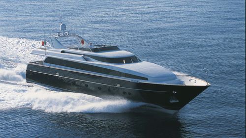 Cruising super-yacht - M/Y ALHENA - Admiral yachts - flybridge / displacement / aluminum