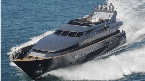 Cruising super-yacht - M/Y FRAMURA - Admiral yachts - flybridge / displacement / aluminum alloy