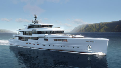 Cruising mega-yacht - IMPERO 60 - Admiral yachts - raised pilothouse / 6-cabin / 7-cabin