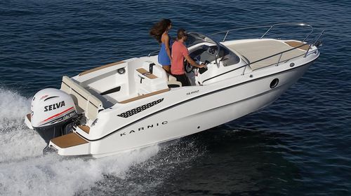 Outboard walkaround - SL602 - Karnic - center console / open / 7-person ...