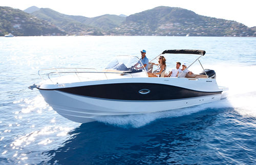 Outboard cabin cruiser - Activ 755 Cruiser - Quicksilver Boats - open / cruising / 8-person max.