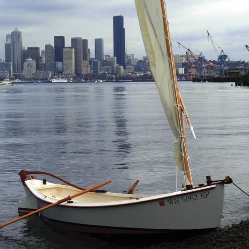 Singlehanded sailing dinghy Egret 15 Devlin recreational