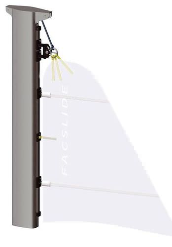 Trolley track - FACSLIDE - Facnor - mainsail