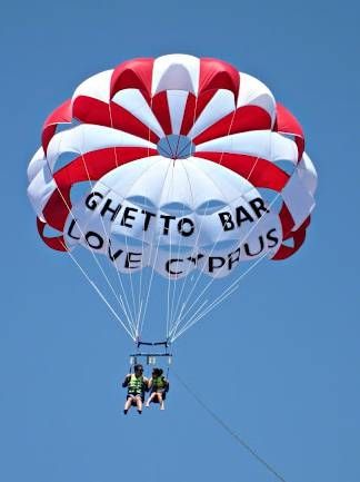 Custom-made parasail - CYCLONE XX 33 "High wind" - WATERBIRD PARAKITES - for high winds / 1-3 persons