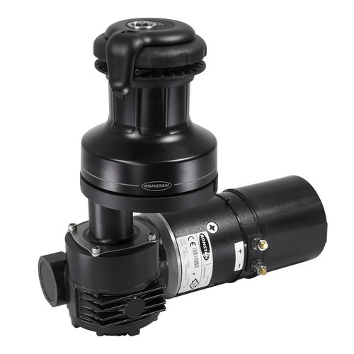 Electric sailboat winch - RA640201100 - Ronstan - self-tailing / 2-speed / aluminum