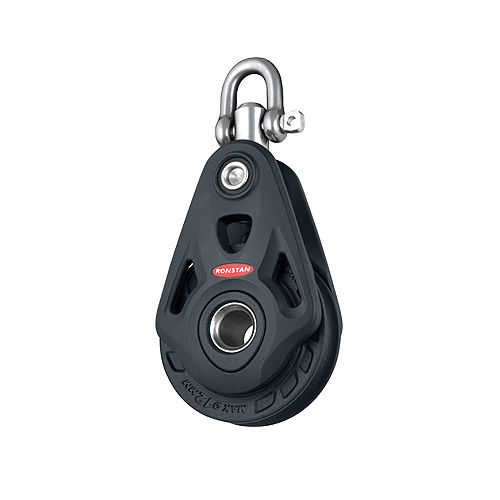 Single block - RF64100 - Ronstan - cheek / friction / with swivel