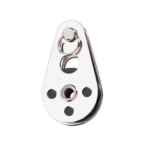 Single block - RF418C - Ronstan - cheek / flat / with fork