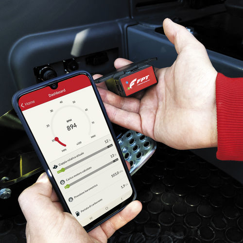 Spare parts management app - MyFPT - FPT Industrial S.p.A. - monitoring / for boat / Android