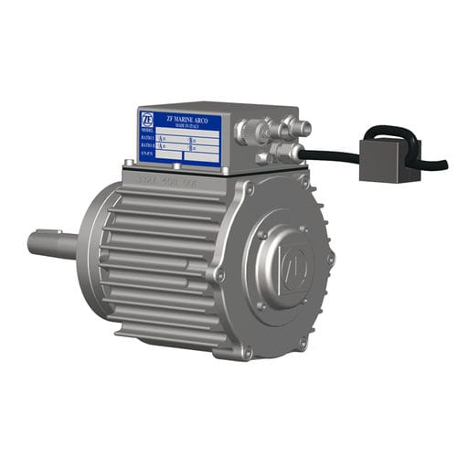Motor boat steering system ZF Italy electric