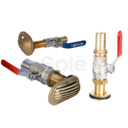 Boat through-hull fitting - 601 series - SOLÉ ADVANCE