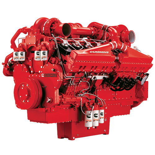 Inboard engine - QSK50 - Cummins Marine - propulsion / auxiliary / diesel