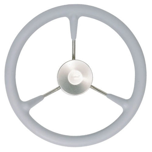 Stainless steel power boat steering wheel - KS3 series - VETUS - polyurethane-coated / classic / three spokes