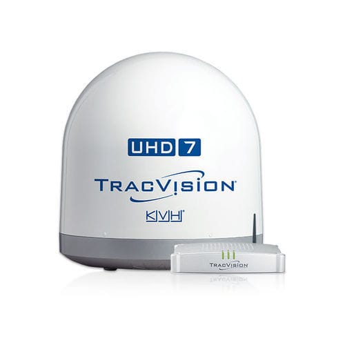 TV antenna TracVision UHD7 KVH satellite / for boats / for yachts