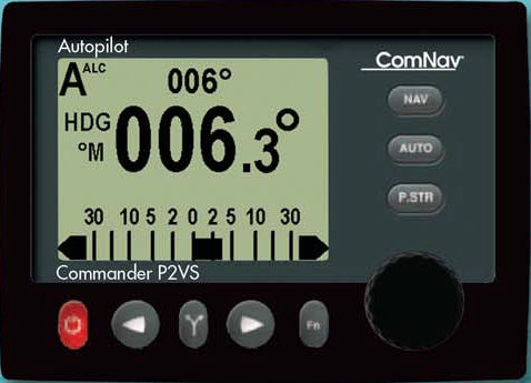 Stern-drive motor boat autopilot - Commander P2VS - COMNAV - outboard motor boat / standard