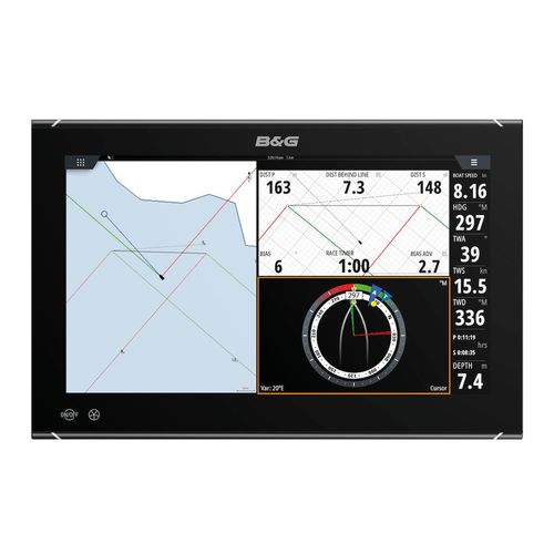 Racing sailboat display - Zeus³ 16 - B & G - multi-function / digital / touch screen