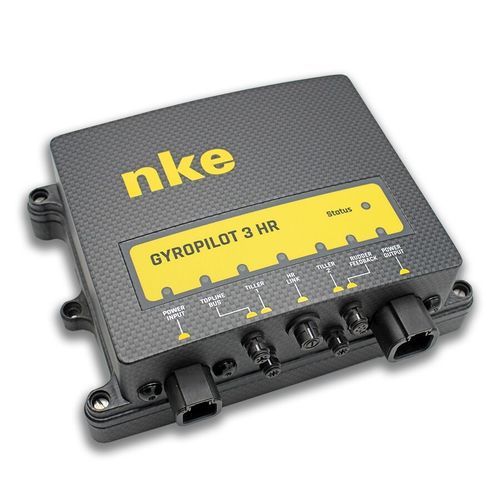 Racing sailboat autopilot - GyroPilot 3 HR - nke Marine Electronics - calculator / tiller