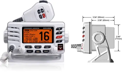 Ship radio - EXPLORER GX1600 - Standard horizon - fixed