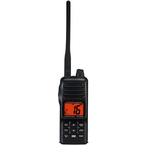 Boat radio - HX 280S - Standard horizon - portable / VHF / submersible