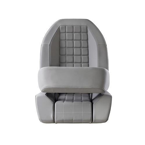 Helm seat - P 455 Apache - Besenzoni SpA - for boat / fold-down / with lumbar support