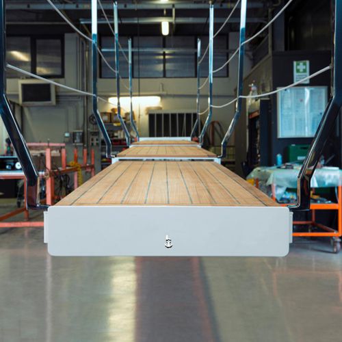 Boat gangway - PI 683 - Besenzoni SpA - telescopic / retractable / multifunction