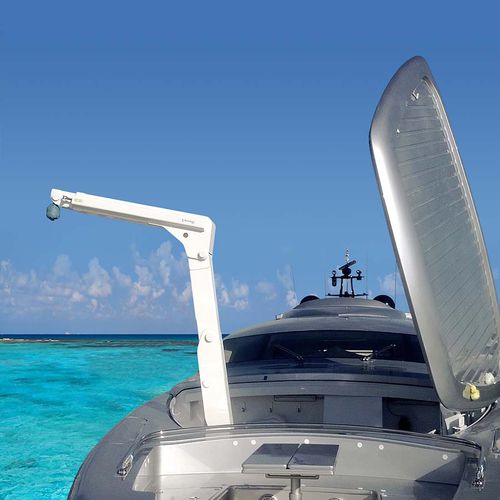 Yacht crane - G 444 - Besenzoni SpA - knuckle boom