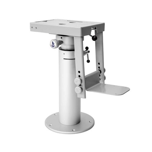 Boat seat pedestal - S 313 MG - Besenzoni SpA - adjustable / aluminum