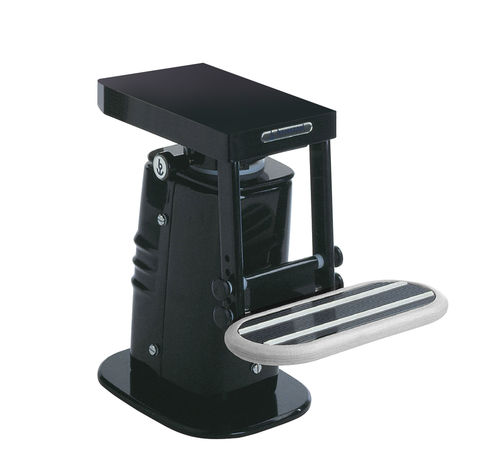 Boat helm seat pedestal - S 216 - Besenzoni SpA - electric / aluminum