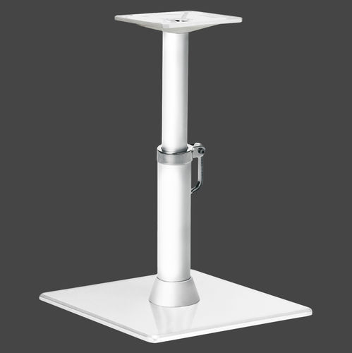 Adjustable table pedestal - T 132 MG - Besenzoni SpA - pneumatic / aluminum