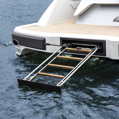 Boat ladder - SI 408 - Besenzoni SpA - retractable / boarding / platform