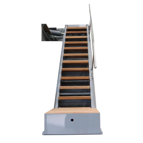 Boat ladder - SI 411 - Besenzoni SpA - for yacht / retractable / lateral