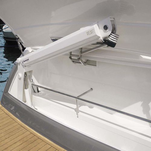 Yacht crane - G 407 - Besenzoni SpA - boom / telescopic / hydraulic
