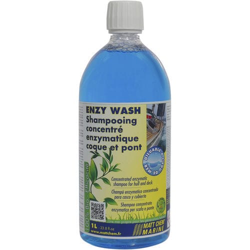 Hull cleaner ENZY WASH MATT CHEM MARINE for boats / biodegradable