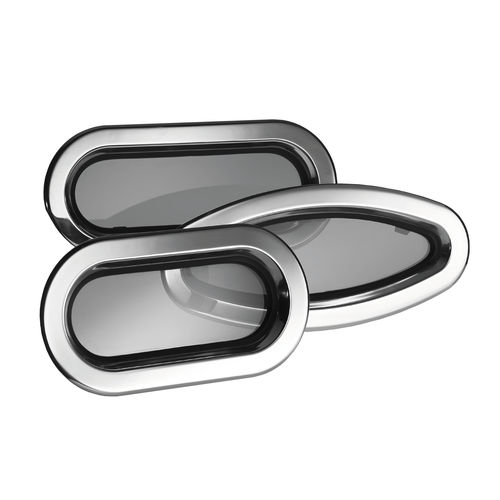 Rectangular portlight - 393 series - LEWMAR - oval / for boat / opening