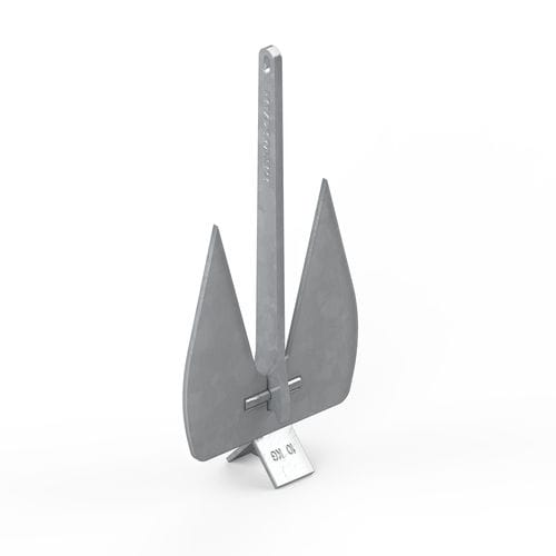 Flat anchor - LFF series - LEWMAR - for boat / galvanised steel