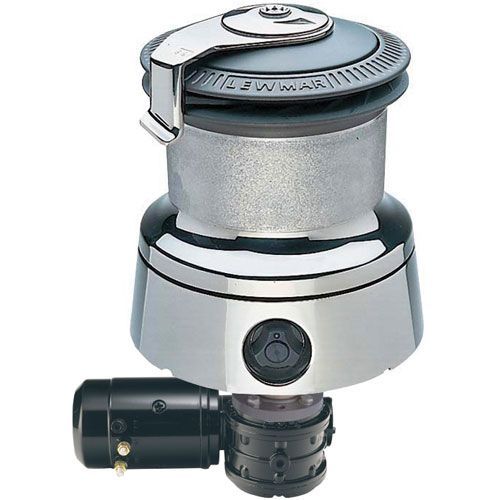 Selftailing sailboat winch Custom Ocean Lewmar electric / single