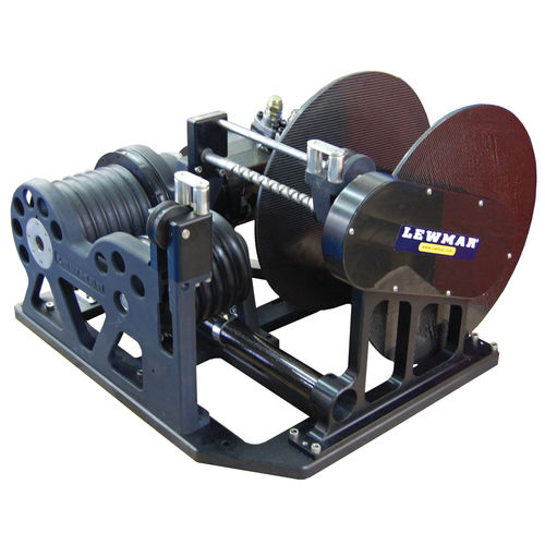 Yacht winch - CW2500 - LEWMAR - storage / hydraulic drive / single-drum