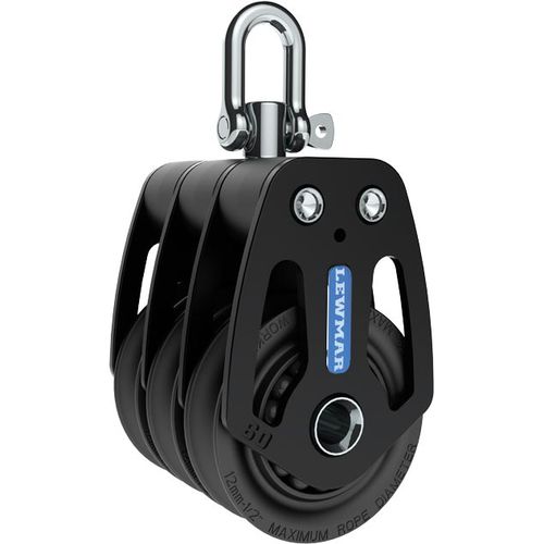 Triple block - HTX - LEWMAR - swivel / with swivel / with shackle