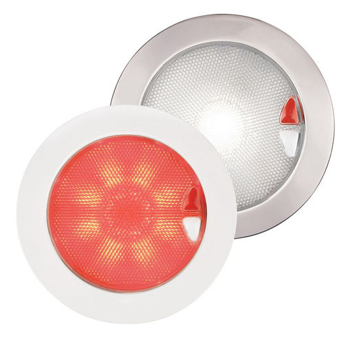 Indoor ceiling light - 2JA 980 630-001 - HELLA MARINE - for boat / LED / plastic