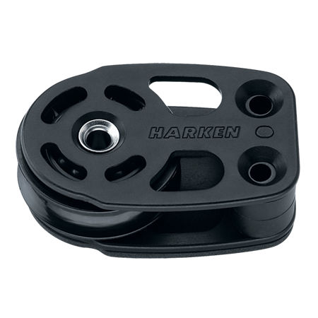 Single block - 6091 - Harken - cheek / flat / with fork