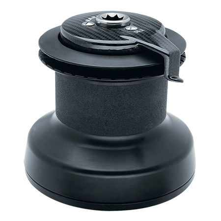 Self-tailing sailboat winch - B50.2STR - Harken - 2-speed / carbon / aluminum