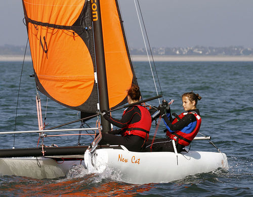 Instructional sport catamaran - ACCESS 14 - ERPLAST - recreational / double-handed / single-trapeze