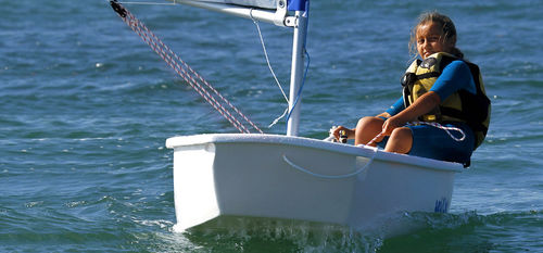 Instructional sailing dinghy - OPTILENE - ERPLAST - single-handed / children's / Optimist