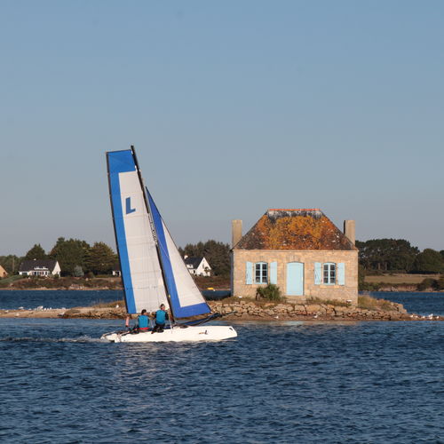 Recreational sport catamaran - L - ERPLAST - instructional / double-handed / double-trapeze