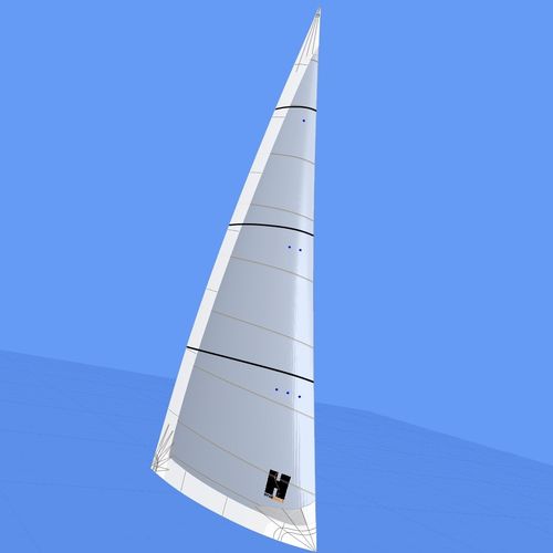Genoa - TOURING - Hydesails - for cruising sailboats / cross-cut / Dacron®
