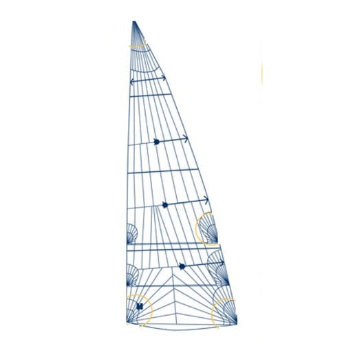 Mainsail - GRAND PRIX - Hydesails - for regatta sailboats / membrane