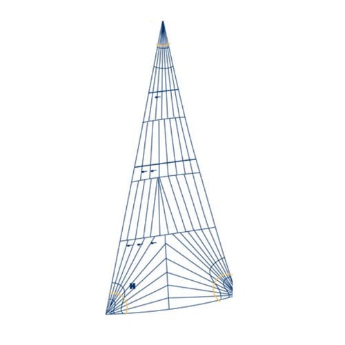 Headsail - GRAND PRIX - Hydesails - for cruiser-racer sailboats / membrane