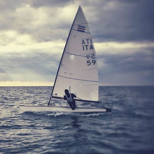 Mainsail - CONTENDER - Olimpic Sails - for sailing dinghies / cross-cut